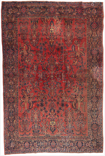 A Persian Sarouk area rug