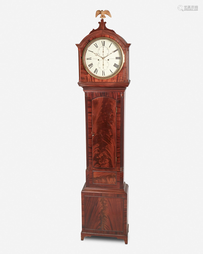 A Scottish mahogany longcase clock