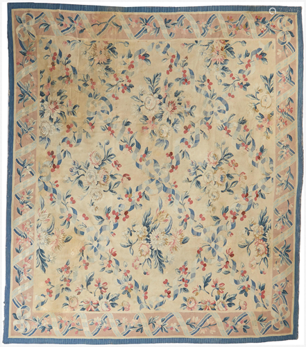 A French Aubusson area rug