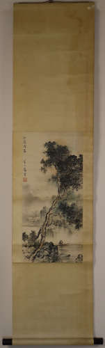 黄幻吾山水风景（lot001-028为同一藏家）纸本立轴