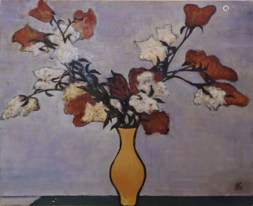 常玉花卉（lot048-068为同一藏家）油画框