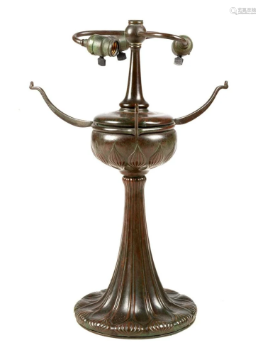 Tiffany Studios, New York Tyler Lamp Base