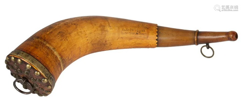 Powder Horn of Col. Timothy Bedel (1724-1787)