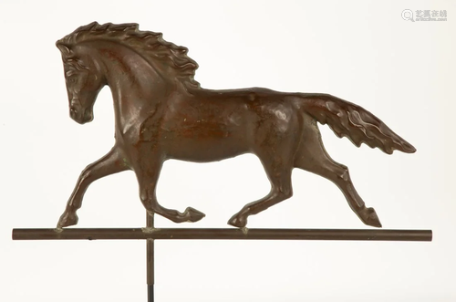 19th Century Running Horse Weather Vane