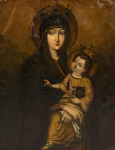 Old Masters School Madonna & Child