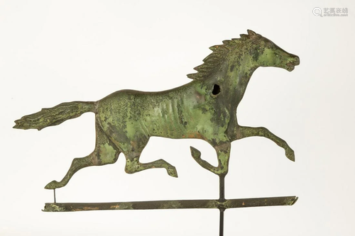 19th Century Running Horse Weather Vane