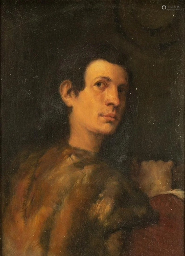 Old Masters Style Portrait of a Young Man after