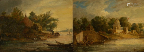 Pair of 19th Century English Landscape Paintings