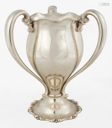 Large Sterling Silver Loving Cup