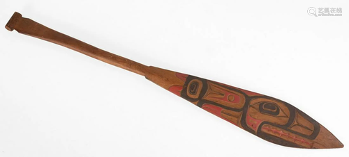 North West Coast Ceremonial Paddle