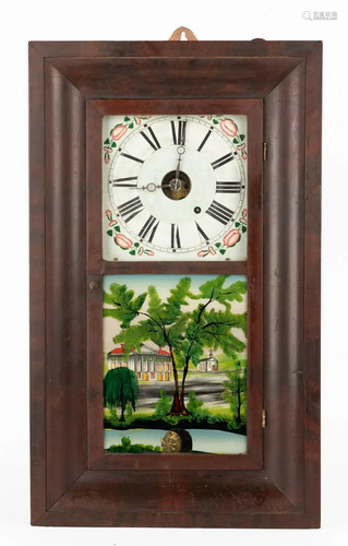 Unusual Chauncey Jerome Ogee Shelf Clock