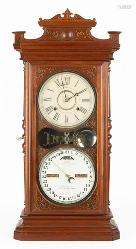 Ithaca Index Calendar Clock