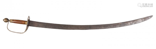 United States Revolutionary War Wagon Wheel Guard Sword