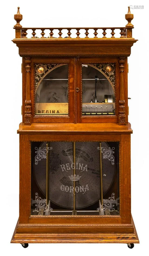 Regina Changer Upright Music Box