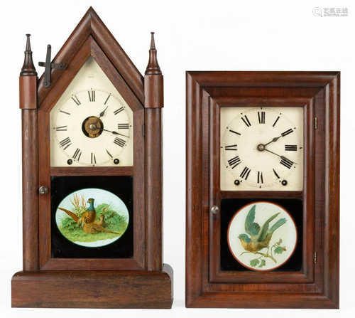 (2) Seth Thomas Shelf Clocks