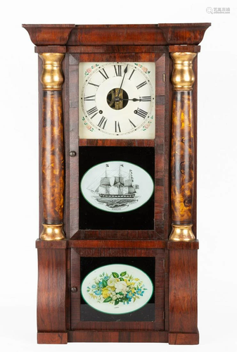 Seth Thomas Empire Column Shelf Clock