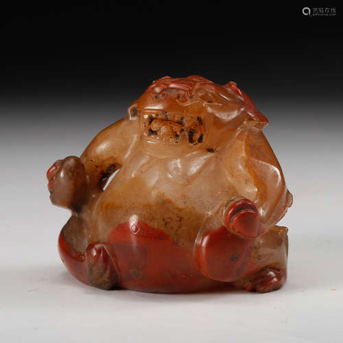 Chinese Agate Carved Bear