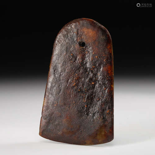 Chinese Jade Stone Axe Ornament