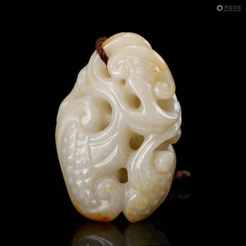 Chinese White Jade Painting