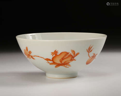 Chinese Famille Rose Porcelain Bowl