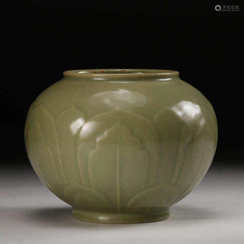 Chinese Celadon Glazed Porcelain Jar