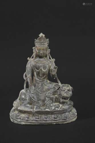 TIBETAN/CHINESE BUDDAH - BODHISATTVA possibly 18th or 19thc,...