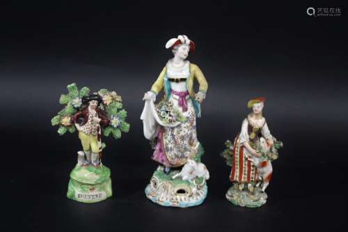 PEARLWARE FIGURE the figure titled Sheperd, the figure with ...