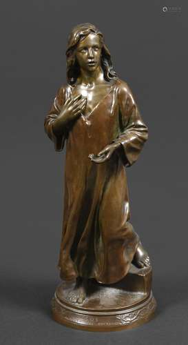 AFTER FRANCOIS RAOUL LARCHE (1860-1912 - LARGE BRONZE OF JES...