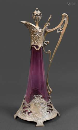 ART NOUVEAU CLARET JUG probably by WMF but not marked, made ...