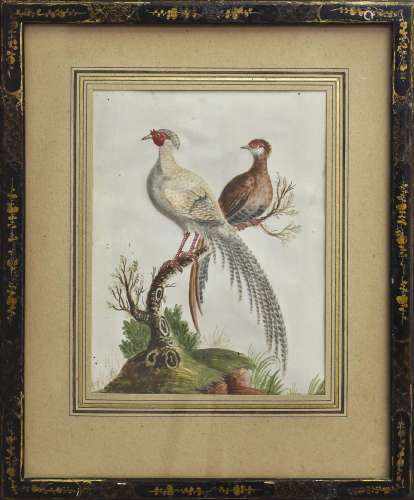 A BASSO RELIEVO ORNITHOLOGICAL STUDY IN THE MANNER OF SAMUEL...