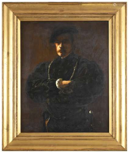JOHN PETTIE, RA (1839-1893) PORTRAIT IN THE COSTUME OF THE S...
