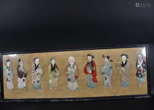CHINESE COLLAGE PICTURE - PADDED FIGURES an interesting thre...