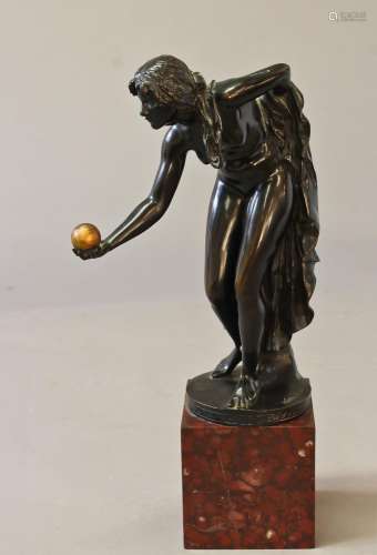 VALTER SCHOTT (1861-1938), A cast and patinated bronze 'Die ...