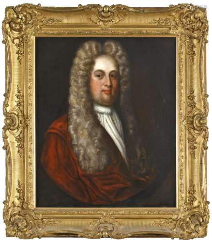 FOLLOWER OF JONATHAN RICHARDSON (1667-1745) PORTRAIT OF A GE...