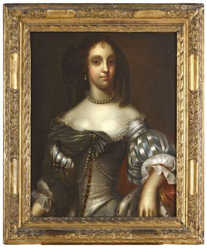 FOLLOWER OF JACOB HUYSMANS (c.1633-1696) PORTRAIT OF A LADY,...