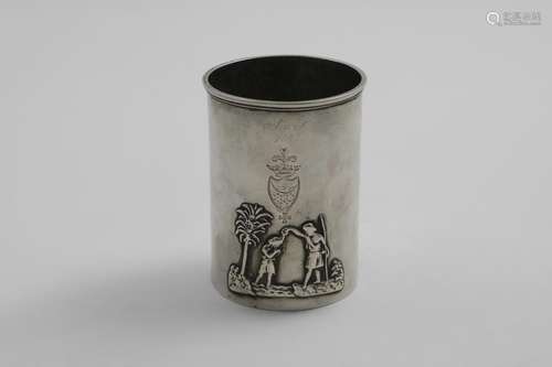 AN EARLY 19TH CENTURY AUSTRO-HUNGARIAN/GERMAN BEAKER engrave...