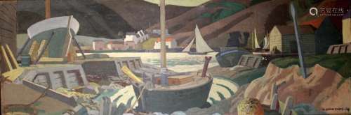 •THOMAS BEAUMONT WALPOLE CHAMPNEYS (1879-1961) THE BOATYARD ...