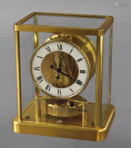 A JAEGER LE COULTRE ATMOS CLOCK, of traditional design with ...
