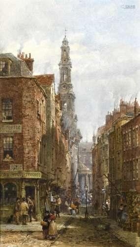 LOUISE RAYNER (1832-1924) VIEW OF DRURY COURT AT WYCH STREET...