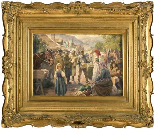RUDOLF ALFRED HöGER (1877-1930) WAR IS COMING Signed and dat...