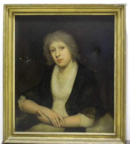 FOLLOWER OF JOHN OPIE, RA (1761-1807) PORTRAIT OF A LADY Sea...
