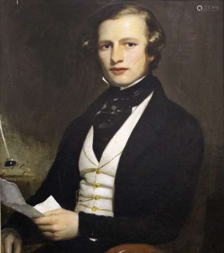 FOLLOWER OF WILLIAM DANIELS (1813-1880) PORTRAIT OF A YOUNG ...