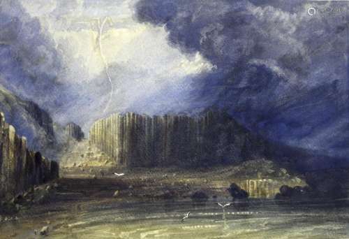 ANDREW NICHOLL, RHA (1804-1886) EAST VIEW OF THE GIANT'S CAU...