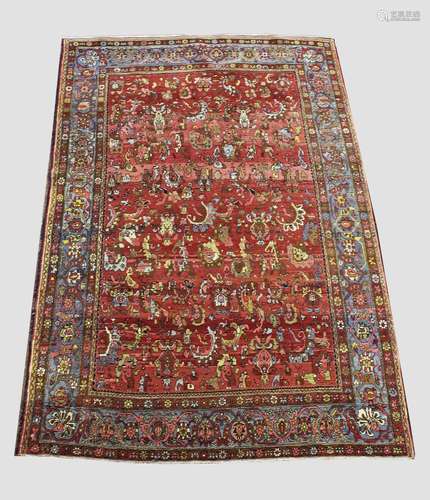 UNUSUAL KURDISH RUG, probably Bidjar, West Iran, early 20th ...