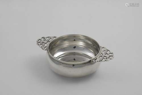 A LATE VICTORIAN SCOTTISH NUT DISH plain squat circular form...