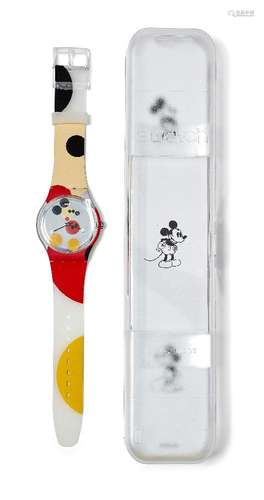 Damien Hirst (British b.1965), a Swatch Mirror Spot Mickey [...