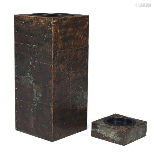 Paul Evans (1931-1987), an ashtray stand and table ashtray f...