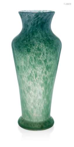 Monart (British), a cased glass vase of shouldered form 20th...