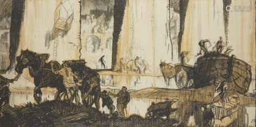 After Sir Frank Brangwyn RA RWS RBA (British 1867-1956) 'Shi...