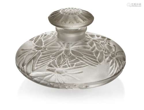 René Lalique (French 1860-1945), a clear and frosted scent b...